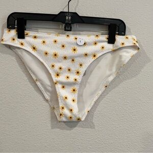 ASOS Monki size large smocked daisy swimsuit bottoms new with tags